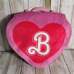 Cinemark Barbie Movie Blanket Bag Purse (ONLY THE BAG )Barbie Heart Shaped Pink